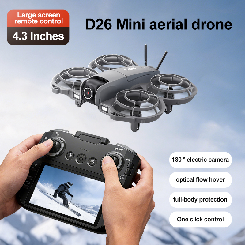 D26 Drone 4K Aerial HD 180° Ca - đánh giá và giá Drone Gimbal