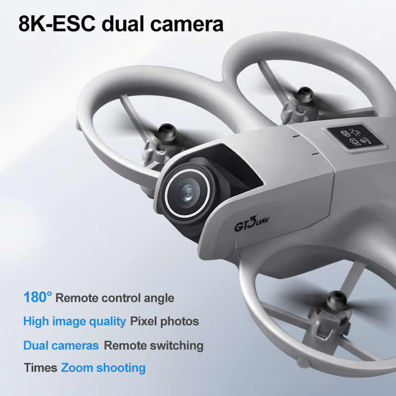 New GT3 With Screen Mini Drone - đánh giá và giá Drone Esc